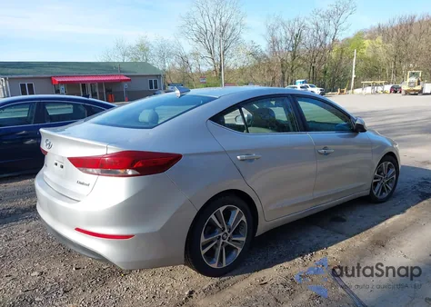 2018 Hyundai Elantra Limited from USA, damaged, VIN 5NPD84LF9JH276604